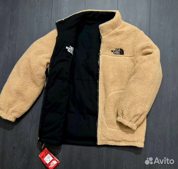 Куртка the north face барашек новая