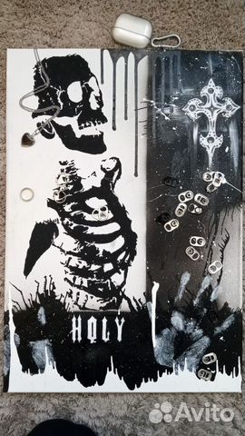 Картина акрилом на холсте