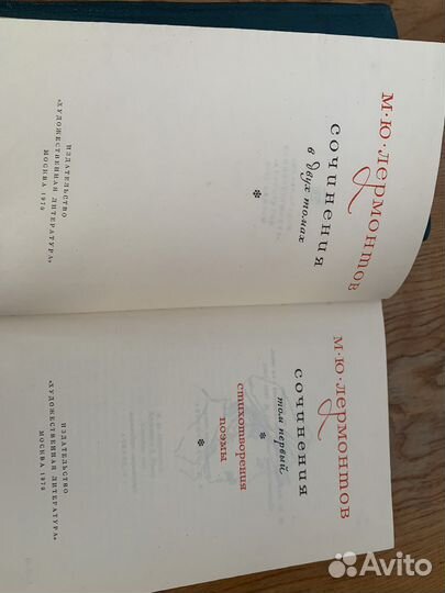 Лермонтов 2 тома