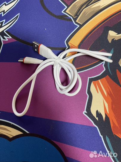 Кабель usb type c Borofone и наушники