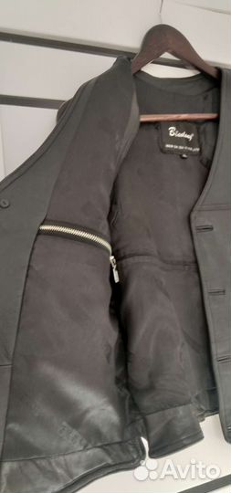 Жилетка из натуральной кожи