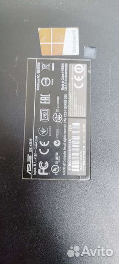 Ноутбук asus X552E