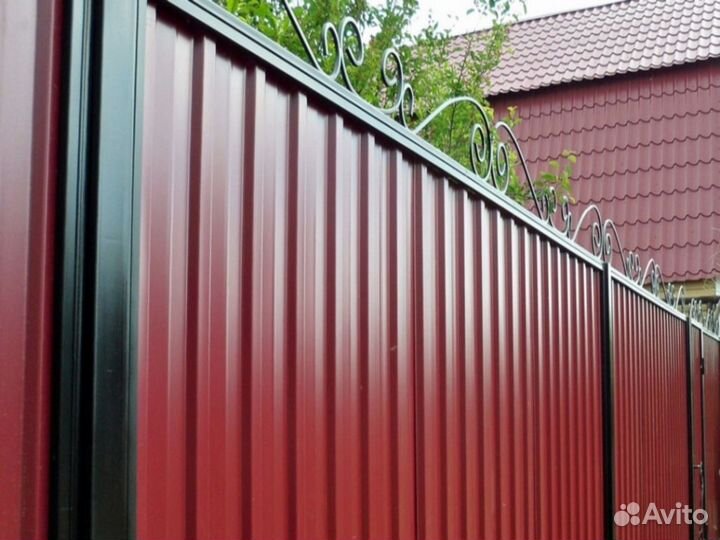 Забор из профлиста