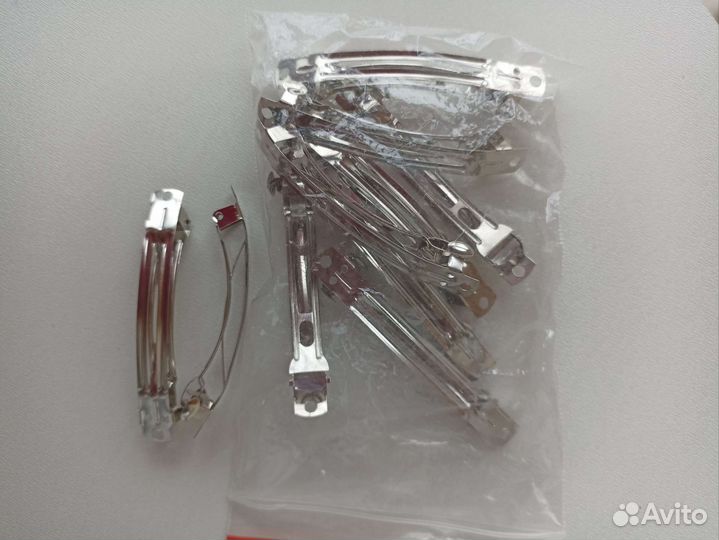 Заколка-автомат основа. 8см