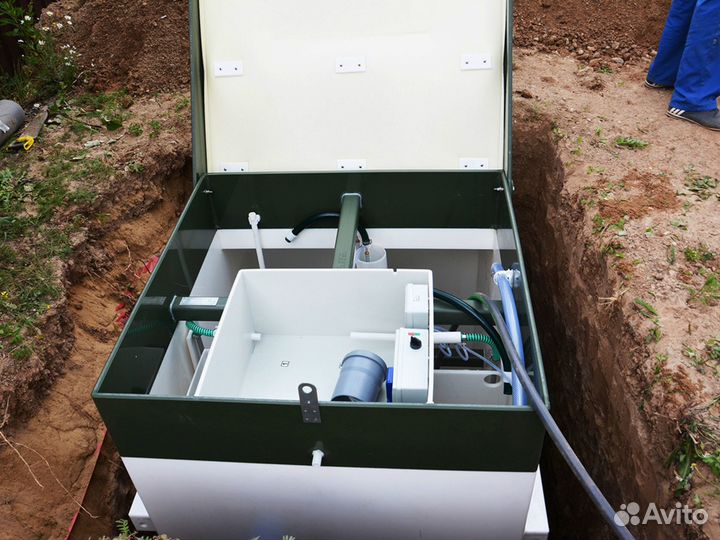 Септик эко Тополь 8 с переливом