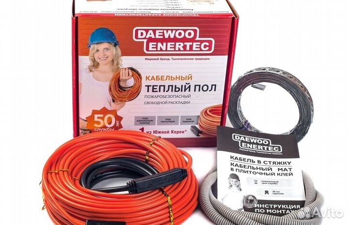 Кабельный тёплый пол daewoo enertec