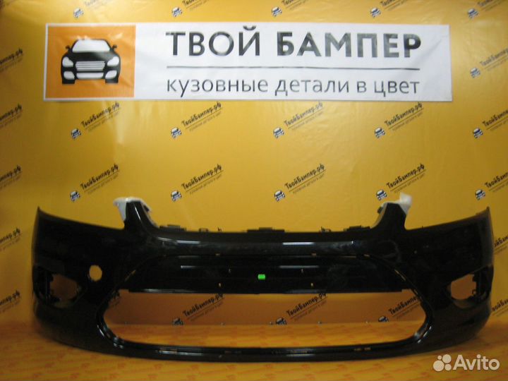 Бампер передний Ford Focus 2 рестайлинг Черный