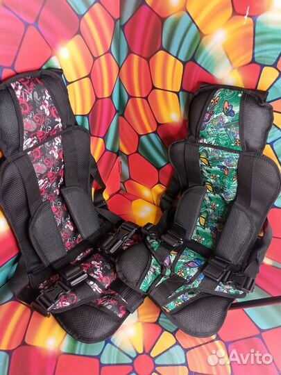 Детское автокресло бескаркасное от 3 - 12 лет