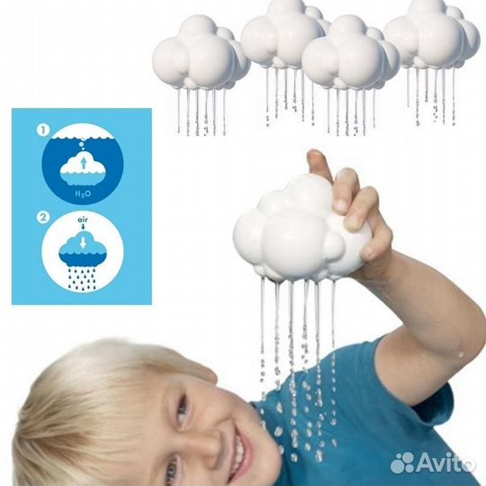 Новый круг детский для плавания, козырек, облако