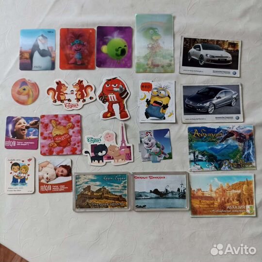 Игрушки из киндера магниты