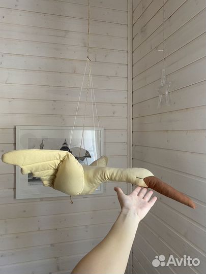 Аист/гусь мягкая игрушка