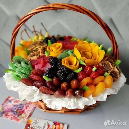 Съедобный букет из сухофруктов учителю 1 сентября