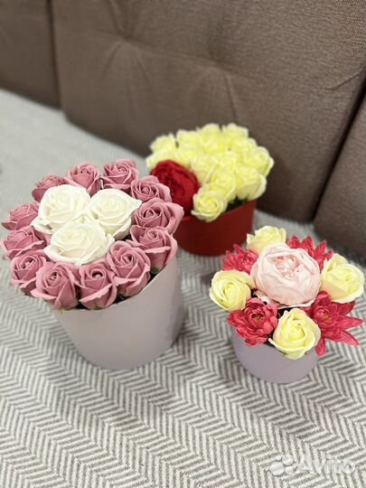 Букет цветов из мыла