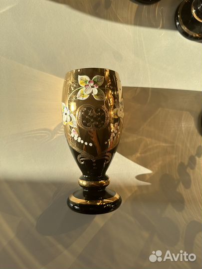 Набор для воды из богемского стекла Bohemia Чехия