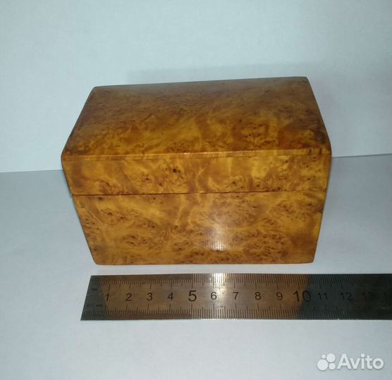 Шкатулка для карт карельская береза СССР