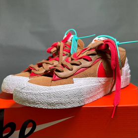 Кроссовки Nike Sacai x Nike Blazer low British Tan