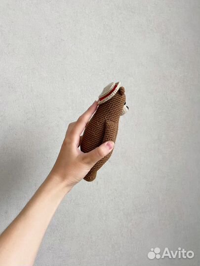 Вязаная игрушка Мишка