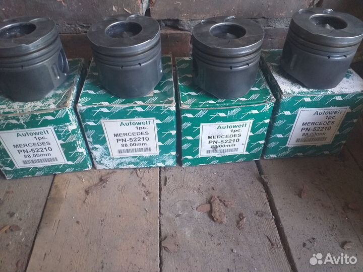 Поршни двс мерседес 611,646