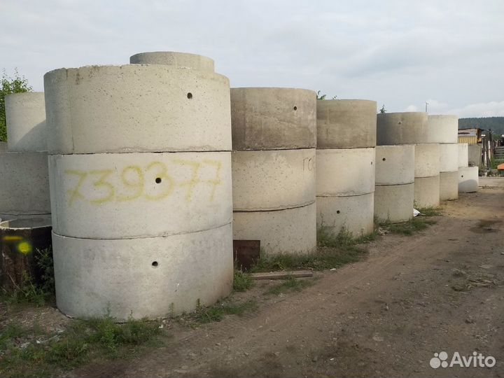 Жб кольца. Выгребные ямы. Септик под ключ. Кессон