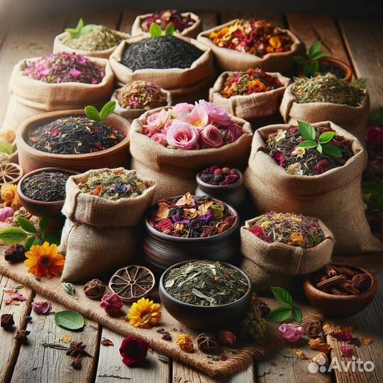 Цветочный чай на травах оптом