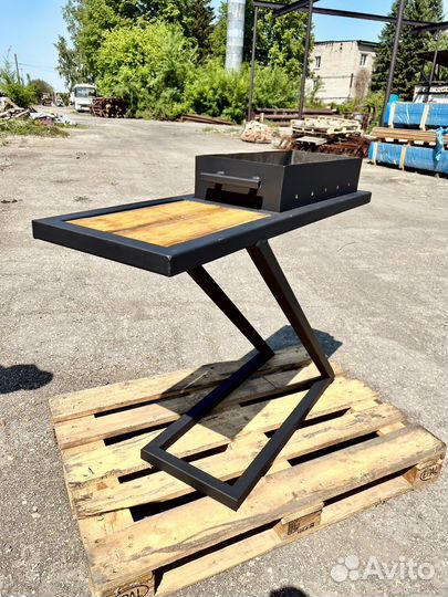 Мангал в стиле лофт