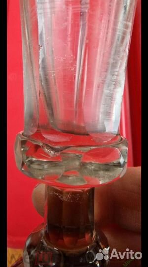 Старинный бокал. стекло. антиквариат