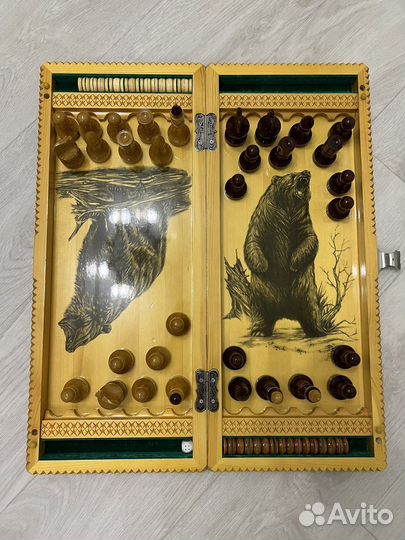 Нарды и шахматы ручной работы