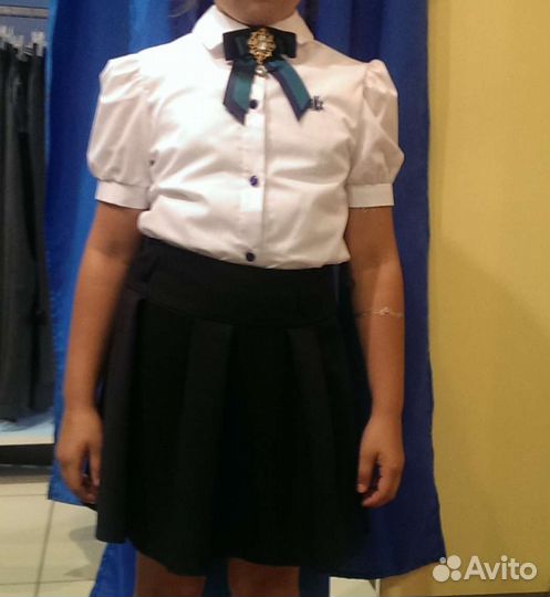 Блузка школьная для девочки 