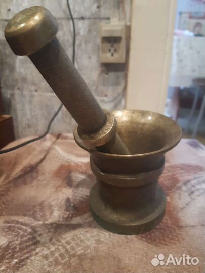 Ступка с пестом СССР медь