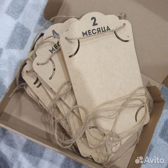 Гирлянда для фото по месяцам