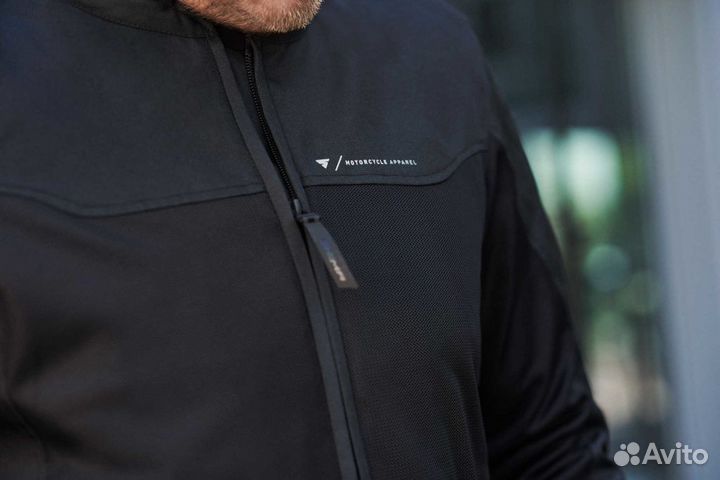 Летняя Мотокуртка shima openair MEN black