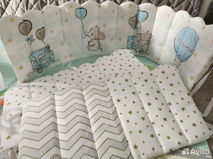 Бортики в кроватку