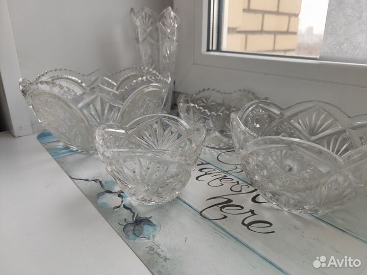 Хрусталь СССР вазы