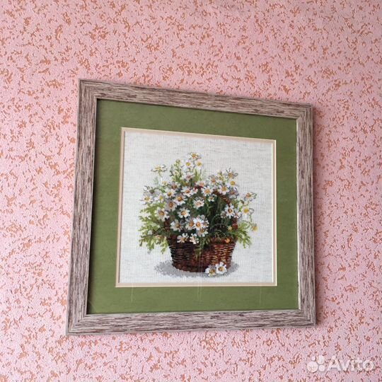 Картина вышитая крестом
