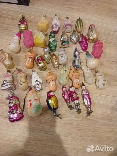 Елочные игрушки СССР