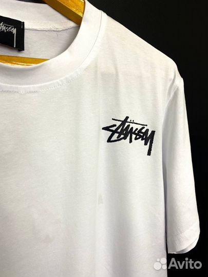 Футболка новая Stussy Bull T-shirt - white