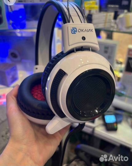 Игровые компьютерные наушники Oklick