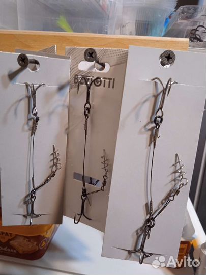 Стингеры для крупных силиконовых приманок