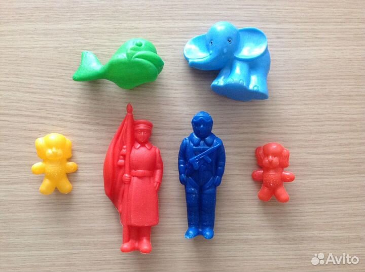 Игрушки дутыши, СССР, пакетом 4шт