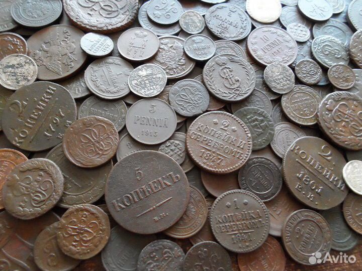 Монеты царские империи от Петра до Николая 2