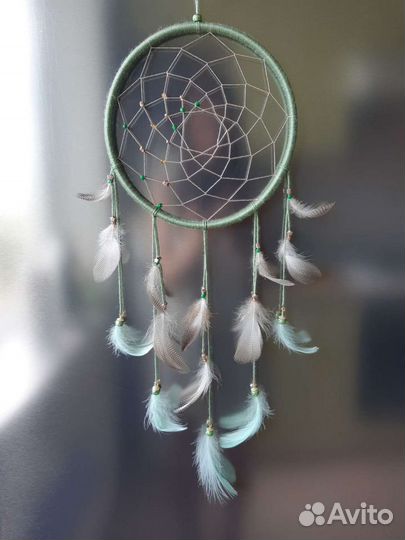 Ловец снов 19см диаметр кольца
