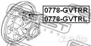 0778gvtrr Цилиндр тормозной задний правый