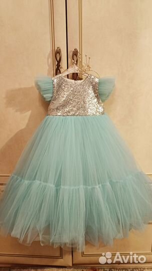 Платье нарядное 104-116 прокат