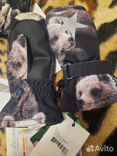 Molo mitzy медведи зимние краги 3-5