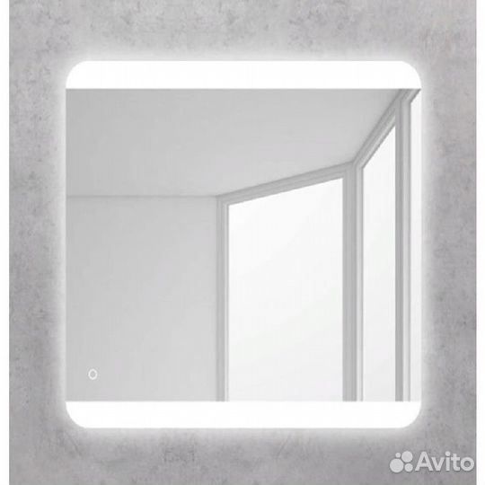 Зеркало BelBagno 70 spc-cez-700-700-led-btn Хром