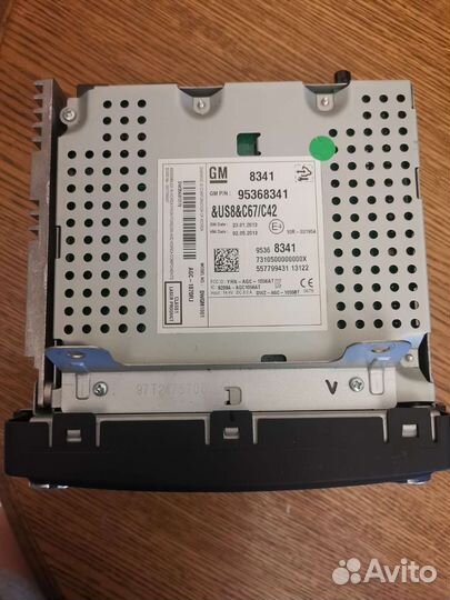 Штатная магнитола Шевроле Круз 2013