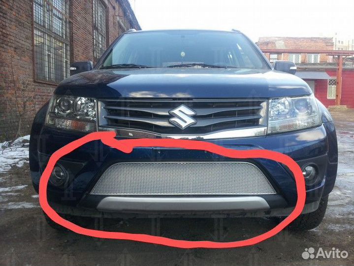 Защитная решетка радиатора Suzuki grand Vitara