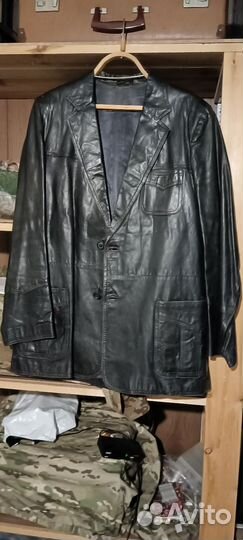 Кожаный плащ СССР