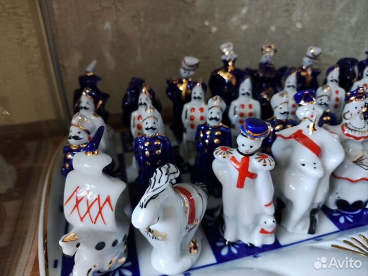 Шахматы фарфор Вербилки