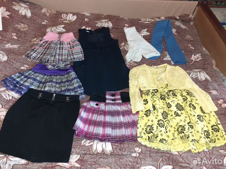 Детские вещи на девочку 4-9 лет